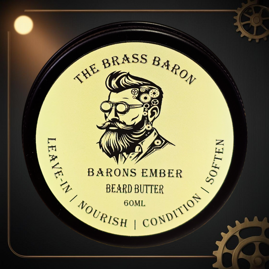 Baron's Ember Beard Butter 60ml Brass Baron Australia