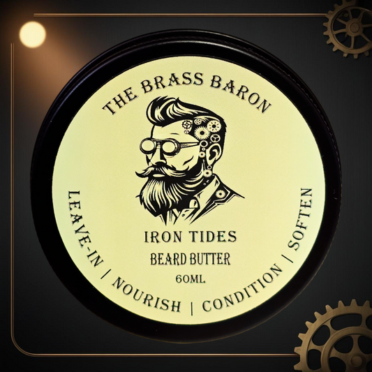 Iron Tides Beard Butter 60ml Brass Baron Australia