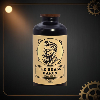 Iron Tides Beard Oil 50ml Brass Baron Australia